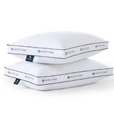 Pacific Coast gusseted pillow two pack front view showing balanced support.