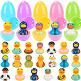 PAKSPAK Easter eggs with inside toys for kids' egg hunts and gifts