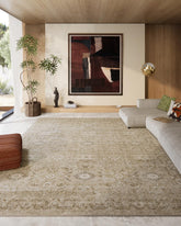Palohom 8x10 area rug in living room showing a cozy, inviting setup for gatherings.