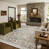 Palohom washable rug 9x12 in living room demonstrates durable, high-traffic suitability.
