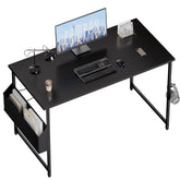 Pamray 47-inch desk front view shows a compact space-saving design for small rooms.