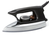 Panasonic NI-A66-K dry iron soleplate glides smoothly for crisp results.