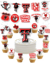 PartyKandy Texas Tech banner in bold team colors for festive game-day decor.