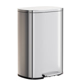 PayLessHere trash can with foot-pedal lid for hands-free use