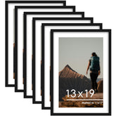 PEALSN 13x19 frame set demonstrates versatile horizontal and vertical wall mounting.