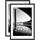 PEALSN 24x36 poster frame set of 2 in black for gallery walls