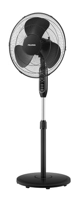 Pelonis 16-inch pedestal fan base for stable room cooling.