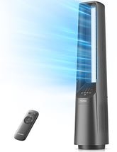 PELONIS 40 inch bladeless tower fan front view for safe cooling in any room