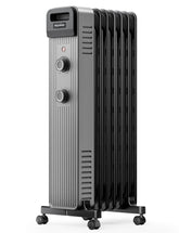Pelonis oil-filled radiator with seven fins delivering even room warmth