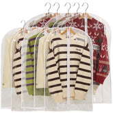 Perber All Clear garment bag with 40-inch length showing contents at a glance.