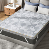 PERLECARE firm mattress topper queen with memory foam layer for added support