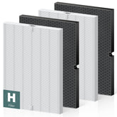PETOX 116130 Filter H compatible with Winix 5500-2 for steady air purification