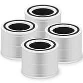 PETOX Core 300 replacement filter pack, front view, compatible with Levoit for fresher air