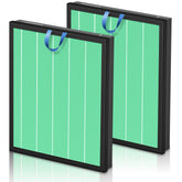 PETOX Vital 200S filter 2-pack display, compatible with Levoit purifiers for easy maintenance