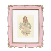 PHAREGE vintage 8x10 pink gold frame with ornate edge for elegant memories.