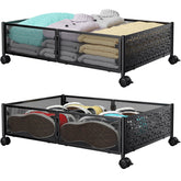 PHINOX under-bed storage wheels assembly view for easy pull-out organization.