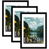 Picrit 14x20 frame with plexiglass front protects posters and reduces glare