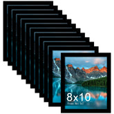 Picrit 8x10 black frame front view, sturdy and sleek.