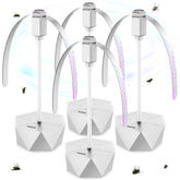PIMAG fly fan with holographic blades for table use, keeps flies away during meals.