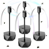 PIMAG Fly Fan table model with holographic blades deters flies.