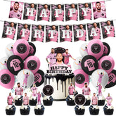 PINUO Soccer Star Banner: vibrant backdrop for a sporty birthday party