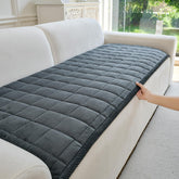 PJLZJFBY dog couch cover dark grey on sofa protects furniture while pets lounge.