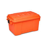 Plano Sportsmanβs Storage Trunk shows durable construction for rugged gear storage
