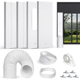 Plusluck upgraded vent kit exterior hose ensuring tight, efficient venting.