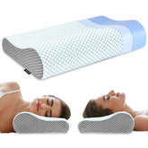 Polovo Memory Foam Pillow with 5S rebound for neck support.