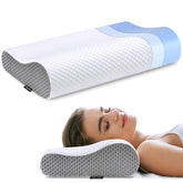 Polovo neck pillow memory foam for side sleepers with balanced neck support.