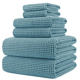 POLYTE waffle-weave bath towel 30x60 displaying plush softness and quick-dry performance