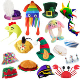 POPCIEL 12-pack funny hats in varied styles for playful party photos.