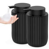 POSOSTO ceramic foaming hand soap dispenser 2-pack with easy refill and durable finish.