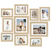 Povrgive wood-frame 8x10 front view for gallery-ready wall display.