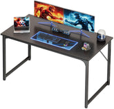 PRAISUN deeper desktop 47x24 inch offers ample workspace for laptop and monitor.
