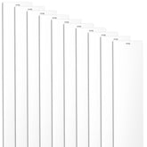 Prasacco white vertical blind slat replacing worn slats for a refreshed look.