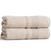 Preston Lane Douro towel set in clay, two-pack, luxuriously soft for spa-like daily comfort.