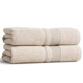 Preston Lane Douro towels two-pack with luxuriously soft weave.