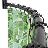 PrettyHome curved shower rod 38-72 inches expands shower space for easier movement