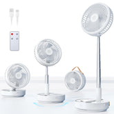 Primelove portable oscillating fan with remote control distributes air evenly.