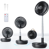 Primelove travel fan with remote for convenient cooling on the go.