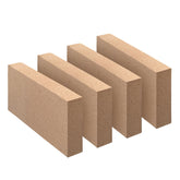 Protalwell 9x4-1/2 inch fire brick showing heat-insulating surface for efficient wood stove use