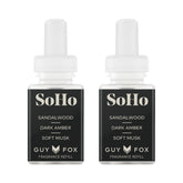 Pura GUY FOX SoHo refill bottle for premium home fragrance.