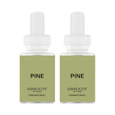 Pura pine diffuser refill pack delivering forest-like aroma for a serene living space.