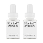 Pura Sea Salt Driftwood refill two-pack ready for quick scent swaps