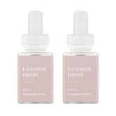Pura Simply Lavender refill 2-pack shown for easy scent upgrade.