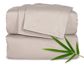 Pure Bamboo California King fitted sheet with deep pockets for a secure fit.
