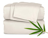 Pure Bamboo full sheets packaging shows the 4-piece set for easy home setup