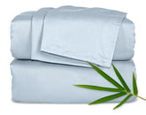 Pure Bamboo full sheets silky-soft glacier finish for luxurious cooling nights.