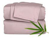 Pure Bamboo Full Sheets show silky-soft viscose fabric for breathable comfort